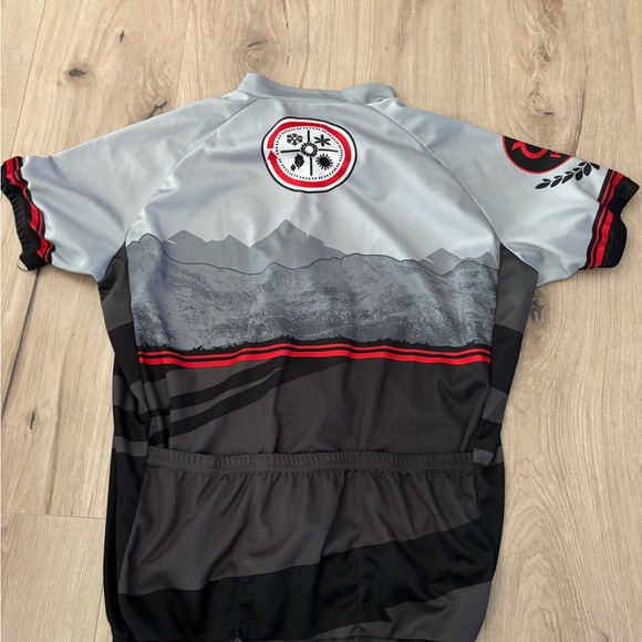 Primal Men's Gray and Black Cycling Jersey - Picture 3 of 3
